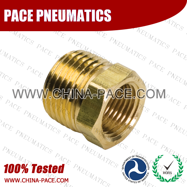Hex Bushing Brass Pipe Fittings, Brass Threaded Fittings, Brass Hose Fittings,  Pneumatic Fittings, Brass Air Fittings, Hex Nipple, Hex Bushing, Coupling, Forged Fittings